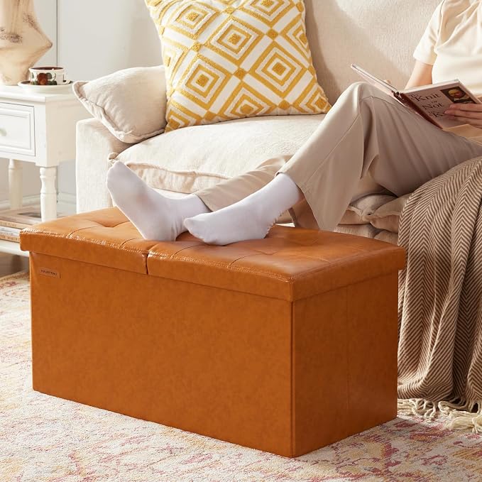 HAUSFRAU - 30 Inches Storage Ottoman Bench - Image 6