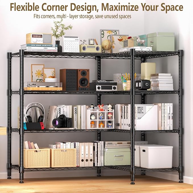 Himimi 4-Tier Adjustable Metal Shelving - Image 2