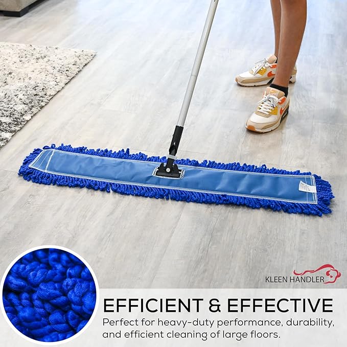 KLEEN HANDLER 6 Pack of 36 Inch Microfiber Dust Mop, Large Washable Commercial - Image 8