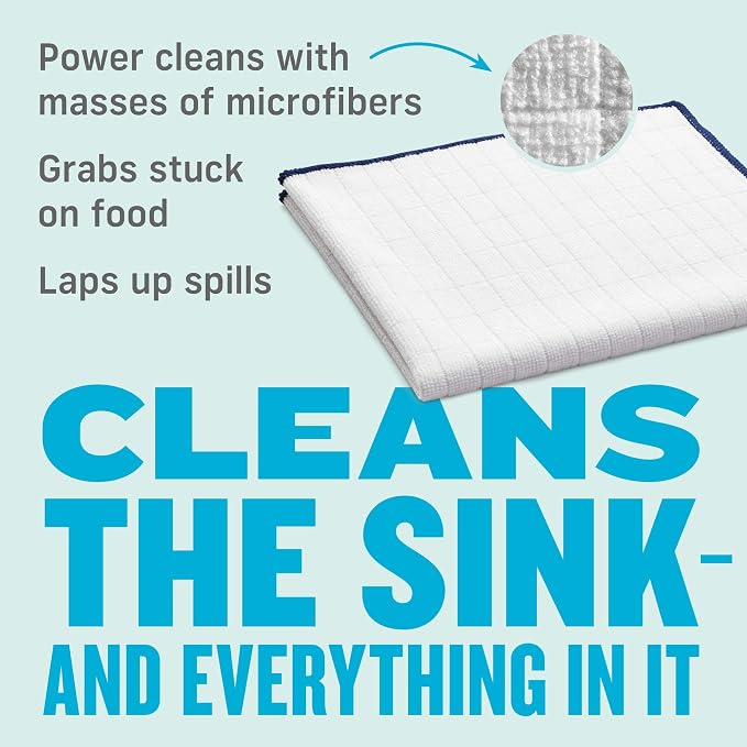 E-Cloth Reusable Paper Towel Replacement Cloth, Premium Microfiber Cleaning - Image 4