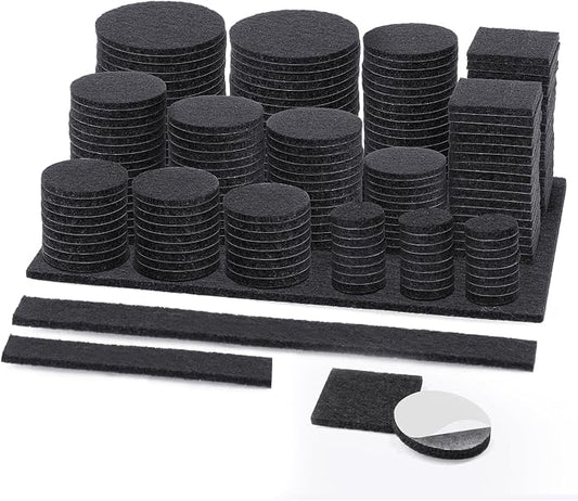 BALEINE 300PCS Felt Furniture Pads, Scratch-Reducing Floor Protectors by BALEINE