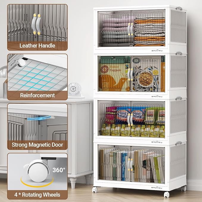 BROVIEW 480Qt Stackable Storage Bins - Image 5