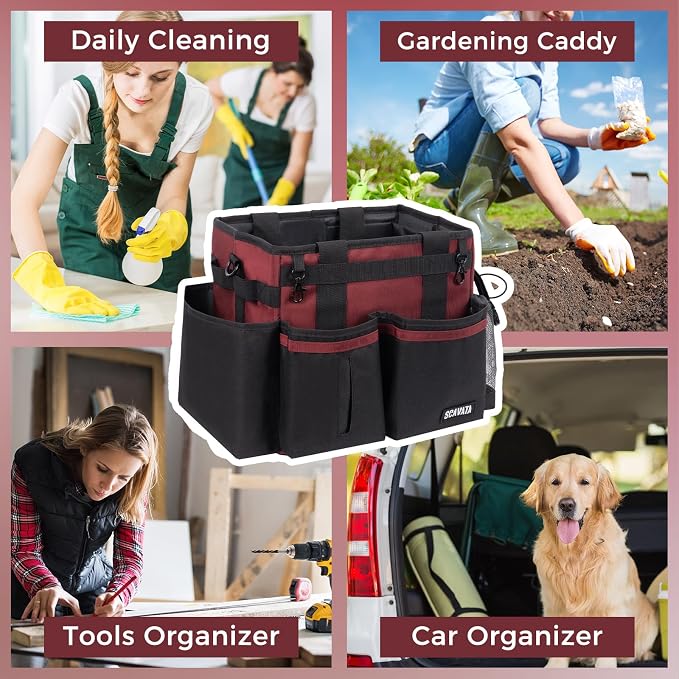 Compact Wearable Cleaning Caddy, Small Cleaning Caddy Supplies Organizer - Image 7