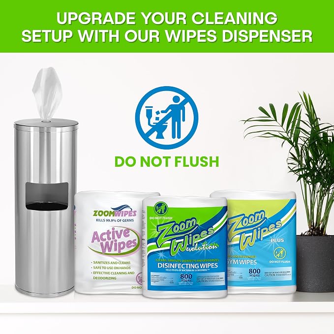 Zoom Evolution Multi-Purpose Antibacterial Wipes, Disinfecting Cleaning & - Image 7