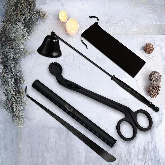 4IN1 Candle Accessory Set, Rechargeable Candle Lighter, Candle Wick Trimmer - Image 6
