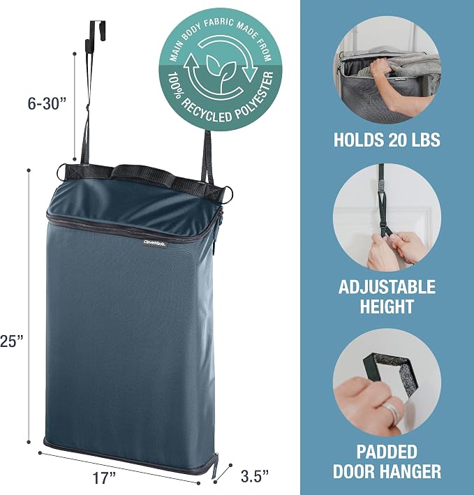 CleverMade Convertible Laundry Hamper Bag - Image 2