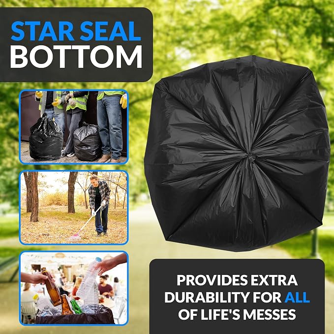 Reli. 55-60 Gallon Trash Bags Heavy Duty | 150 Count | 50-60 Gallon | Large - Image 4