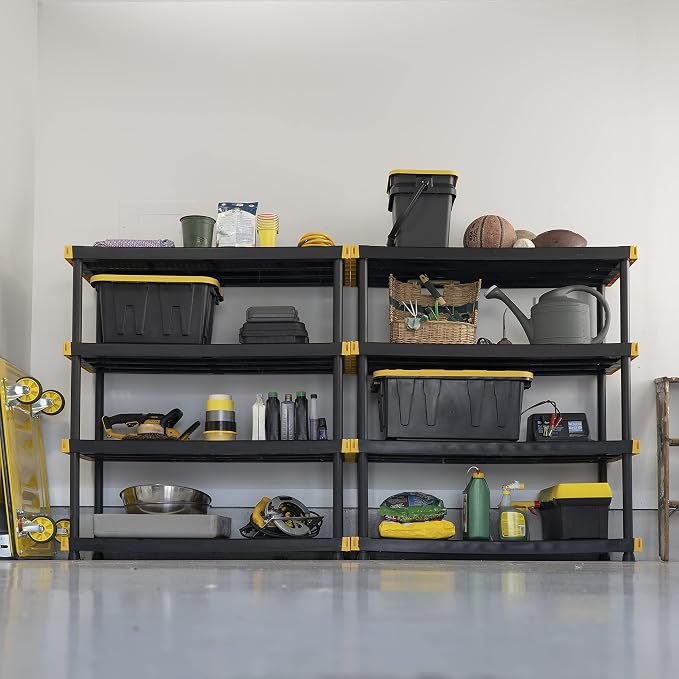 CX Black & Yellow, Shelving Unit and Heavy Duty Storage Containers, Extremely - Image 9