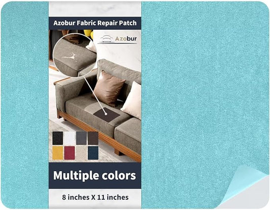 Azobur Velvet Patch, Self-Adhesive Rectangular Flannel Fabric Patch, Automotive by Azobur
