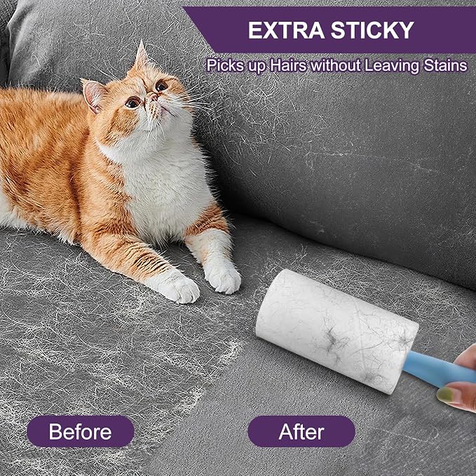 Lint Rollers for Pet Hair Extra Sticky, 660 Sheets Value Set/6 Lint Roller - Image 5