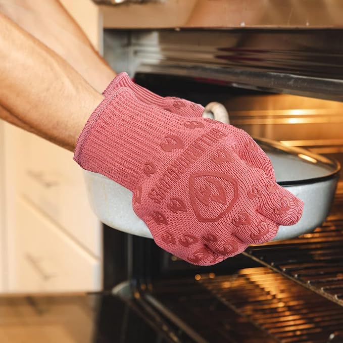 Grill Armor Oven Gloves 932°F Extreme Heat & Cut Resistant Oven Mitts - Image 3