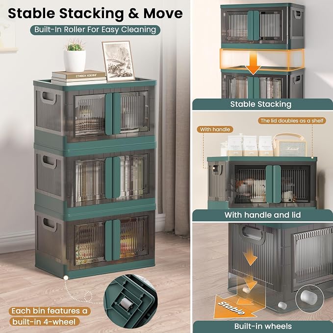 8.4Gal Collapsible Storage Bins - Image 4