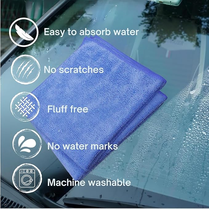 Single Microfiber Cleaning Cloth 40x40 cm - Image 2