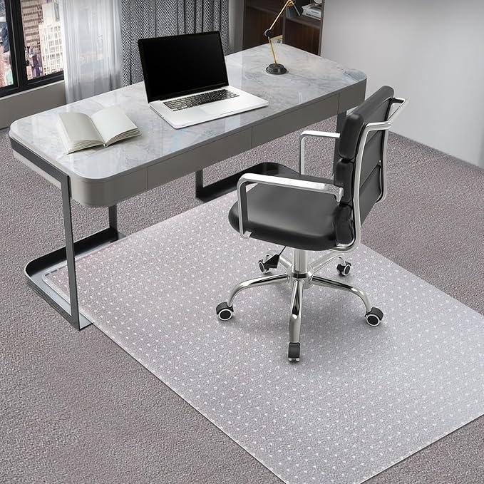 Vicwe Office Chair Mat for Carpeted Floors, Easy Glide Computer Desk Chair Mat by Vicwe