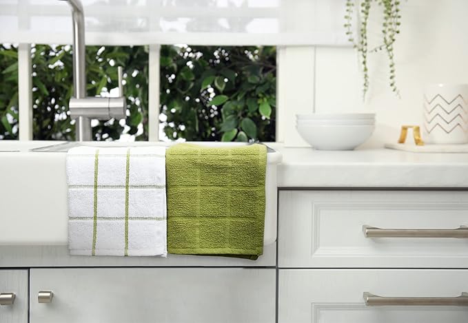 100% Cotton Terry Dish Cloth & Dish Towel, 6 Pack, Super Soft and Absorbent - Image 6