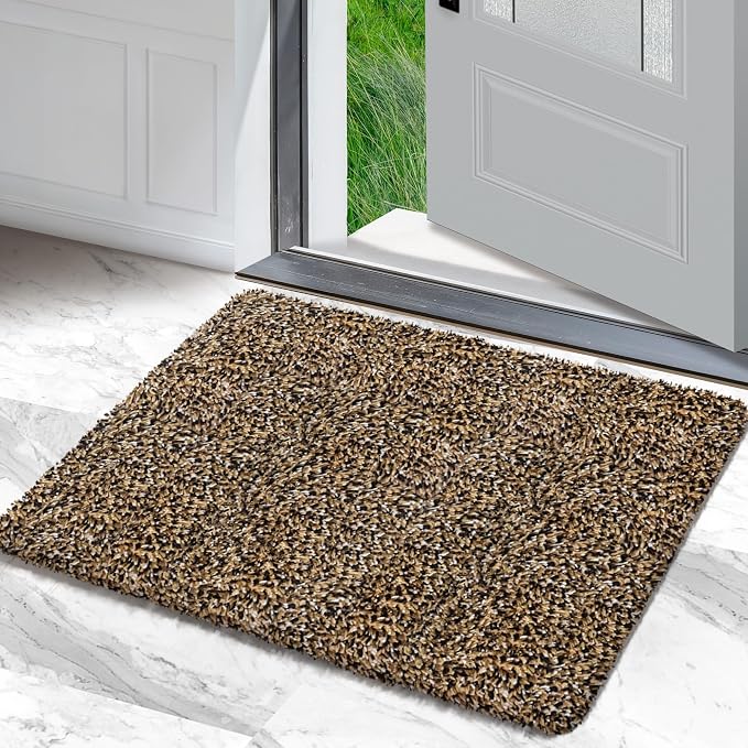 Premium Microfiber Indoor Door Mat – 20"x30" Washable Entry Mat, Waterproof by RugMast