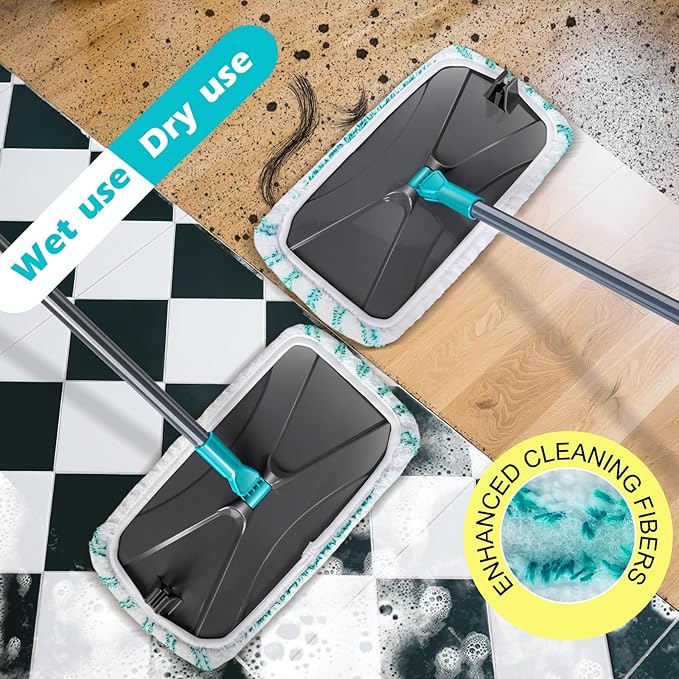 MASTERTOP Microfiber Flat Mop, Extra Large Surface Dust Mop - Image 4