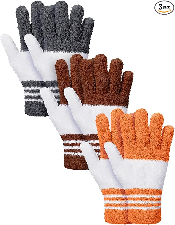 Patelai 3 Pairs Microfiber Plant Dusting Gloves Leaf Cleaning Gloves by Patelai