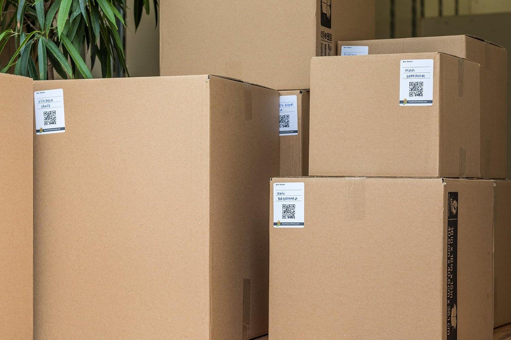 Duck Brand Kraft Corrugated Shipping Boxes, 16" x 16" x 15", B...