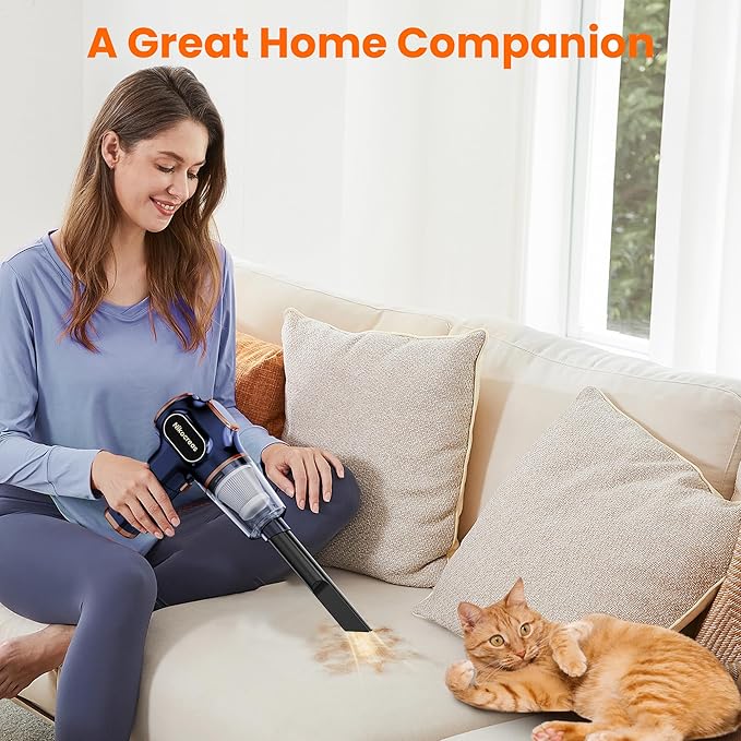 Portable Car Vacuum Cordless Mini Handheld Vacuums Cleaner Rechargeable - Image 2