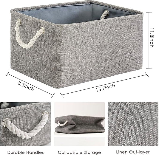 TheWarmHome Large Storage Bins- Storage Baskets - Image 2