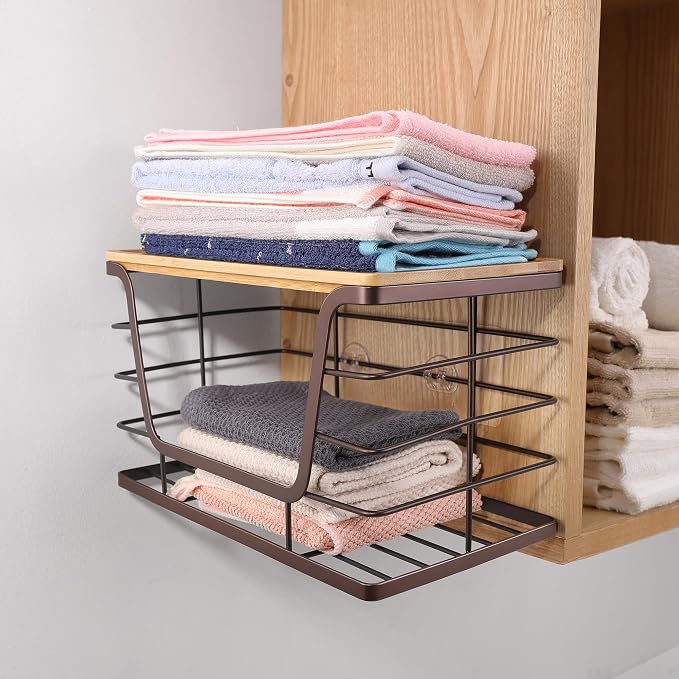 ALOCEO 2 Pack Large Pantry Baskets - Image 6