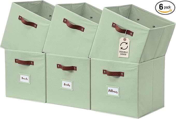DECOMOMO Storage Cubes, Fabric Organizer Bins by DECOMOMO