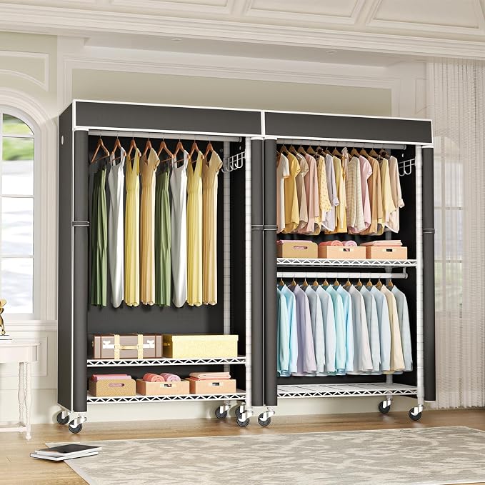 FUTASSI White Clothing Rack - Image 4
