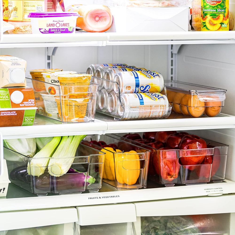 Sorbus Fridge Organizers and Storage Bins for Pantry & Fridge (6 Piece Set)