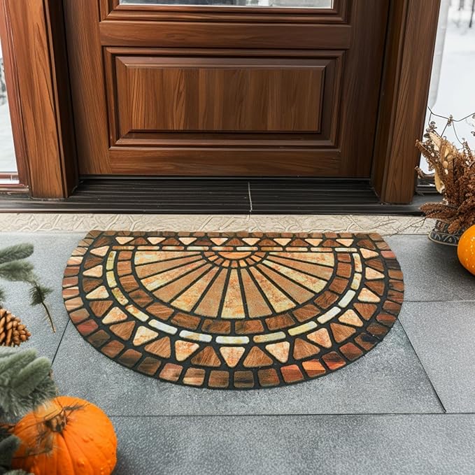 CHICHIC Welcome Door Mat 18 x 30 Inch Front Doormat Outdoors - Image 7