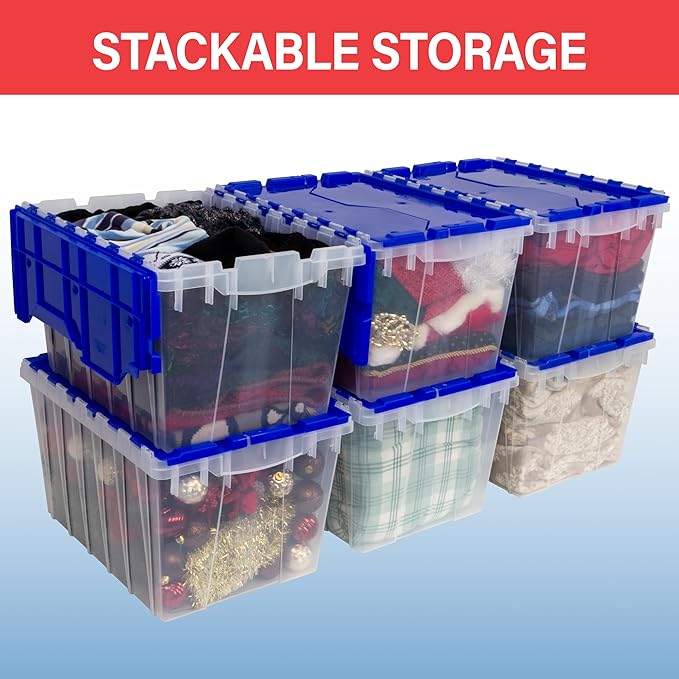 Akro-Mils KeepBox 18 Gallon Storage Container, Nesting and Stackable Plastic - Image 5
