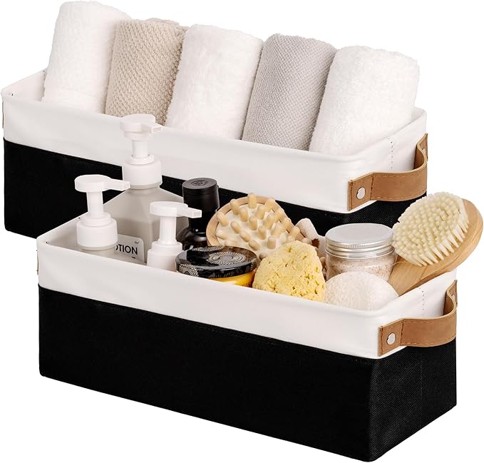 StorageWorks Narrow Storage Bins, Small Basket by StorageWorks
