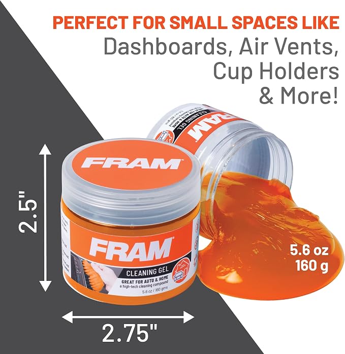 FRAM FEK40007AM Cleaning Gel for Car, Interior Cleaning Slime for Bike - Image 8