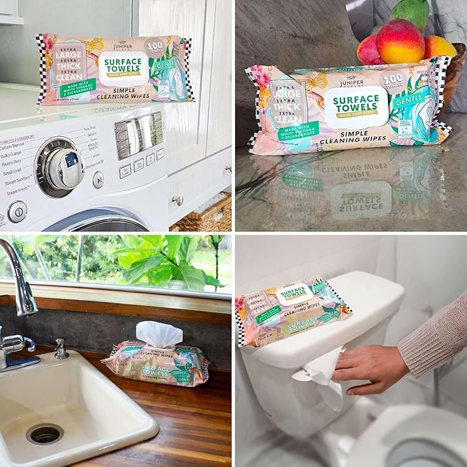 3 Packs Surface Cleaning Wipes, Thick & Large Dispose, All-Purpose Cleaner - Image 4