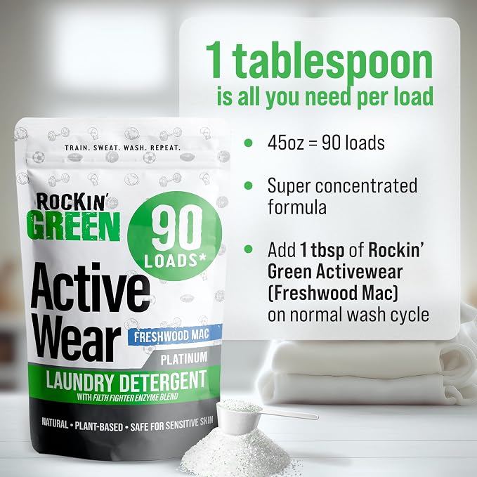 Rockin' Green Laundry Detergent, Plant based, All Natural Laundry Detergent - Image 6
