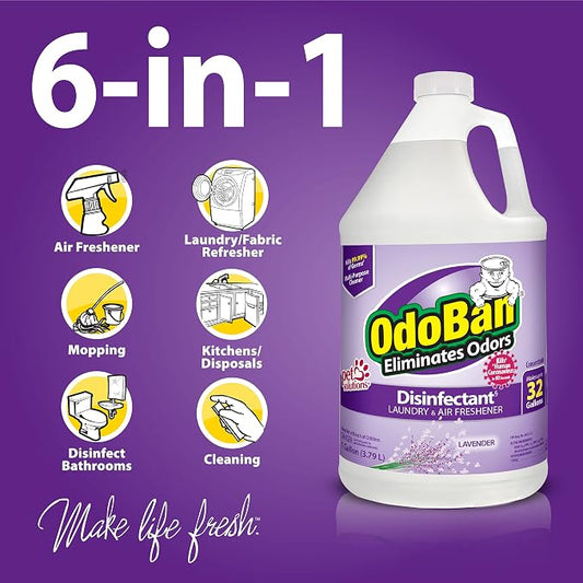 OdoBan Ready-to-Use Disinfectant and Harsh Aroma Eliminator, 14.6 Ounce - Image 2