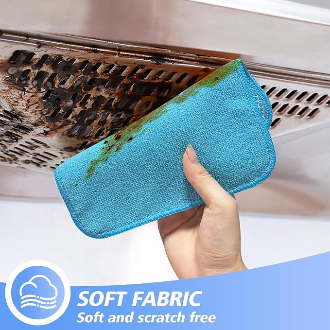 KinHwa Kitchen Washcloths for Dishes Absorbent Microfiber Dish Cloths Quick Dry - Image 7