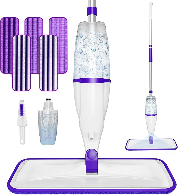 Spray Mop for Hardwood Floor Cleaning: EXEGO Wet Mops by EXEGO