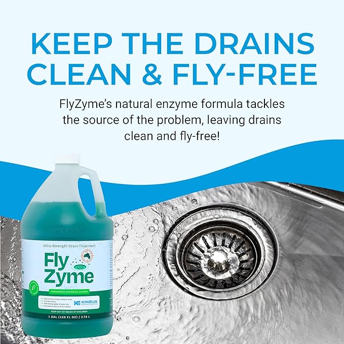 Kinzua Environmental Fly-Zyme, Highly Concentrated Enzyme Drain Cleaner - Image 2