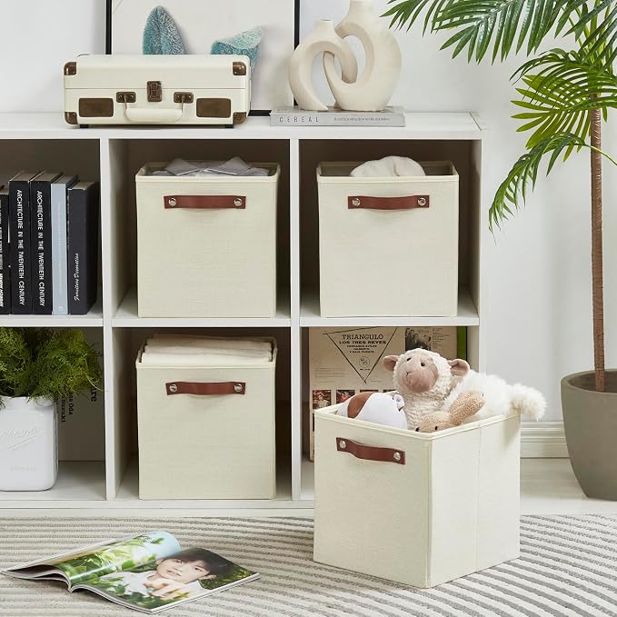 Collapsible Fabric Storage Cube Bins - Image 7
