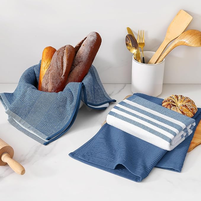 Homaxy Premium Kitchen Towels, Large Cotton 380 GSM Kitchen Hand Towels - Image 6