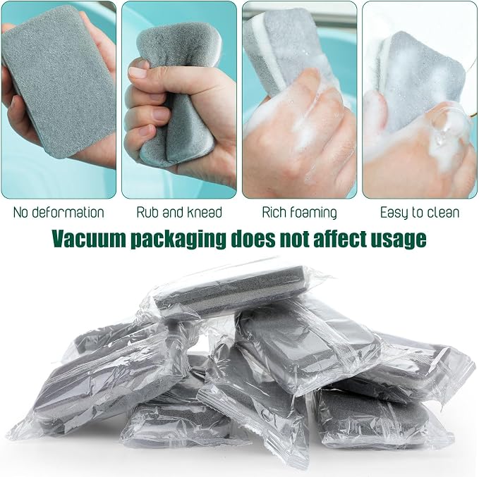Tanlade 240 Pcs Individually Wrapped Sponge Dishwashing Sponge Bulk Non Scratch - Image 3