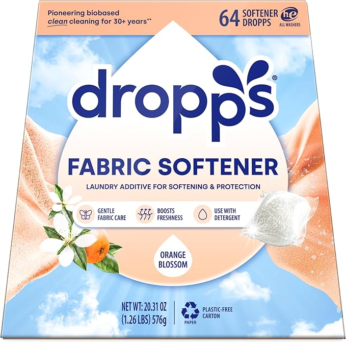 Dropps Laundry Fabric Softener Pods, Soft Fabrics by Dropps