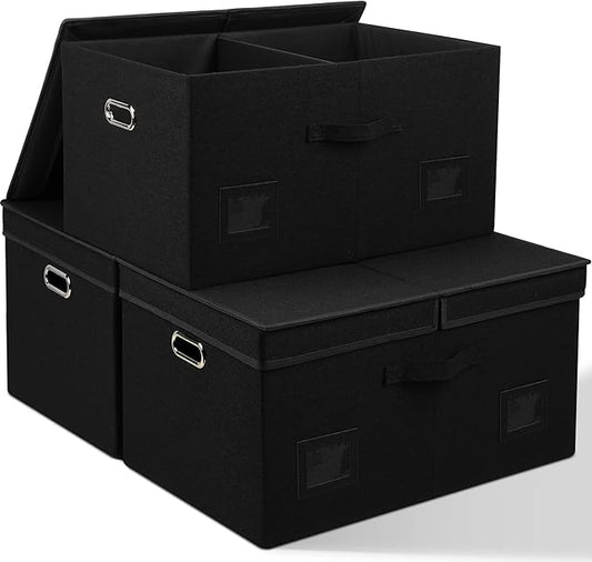 75 Quarts Extra Large Decorative Storage Bins by GraciadecoStorage