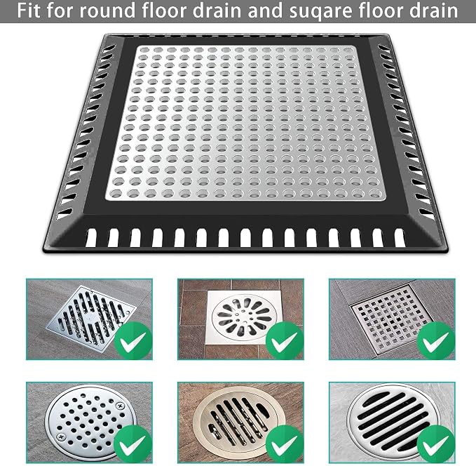 Shower Drain Hair Catcher/Drain Strainer/Shower Drain Cover - Image 6