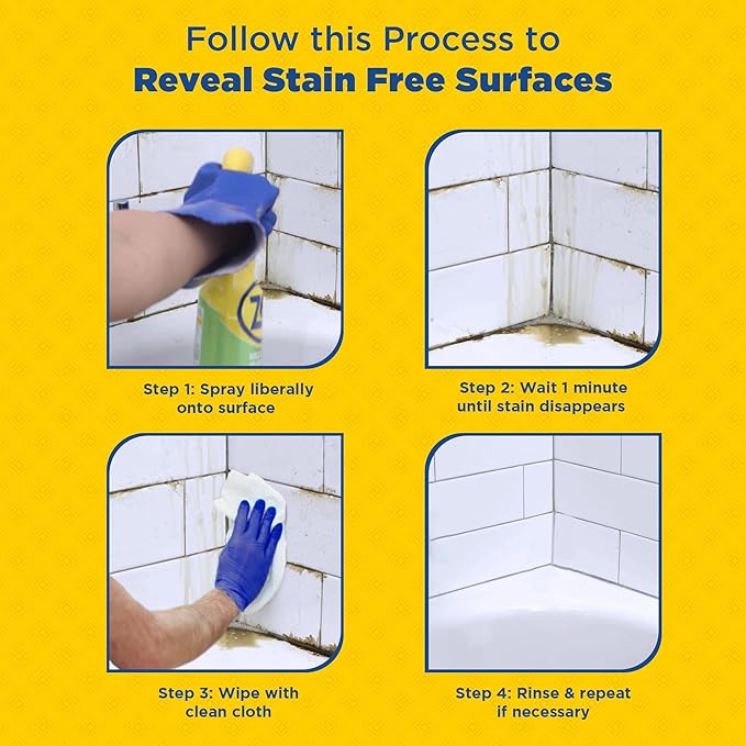 Zep Mold Stain and Mildew Stain Remover 1 Gallon ZUMILDEW128 - Image 8