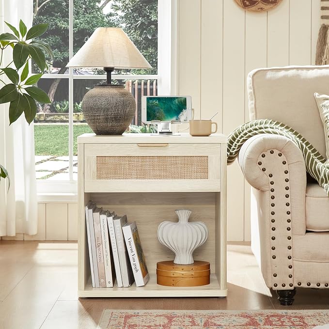 LEYAOYAO Rattan Nightstand - Image 7