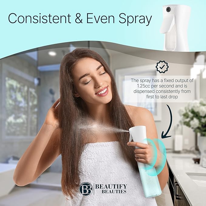 BeautifyBeauties Spray Bottle For Hair – Continuous Mister Spray Bottle for - Image 2