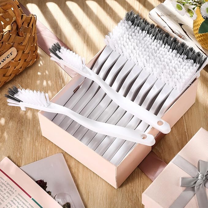 Yinkin 12 Pcs Kitchen Scrub Brush Bulk Sink Bathroom Edge Corner Cleaning Brush - Image 5