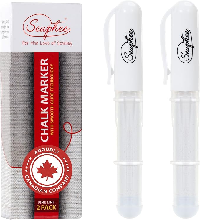 Fabric Markers for Sewing – Ergonomic Tailors Chalk Pen by Sewphee